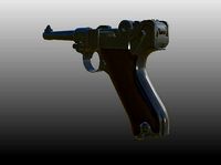 The German Luger P08 Gun