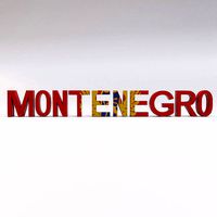 Montenegro country Name text 3d model