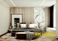 MAX-I-22-06-0235 Contemporary apartment bedroom interior design