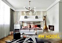 MAX-I-22-06-0270 Contemporary apartment bedroom interior design