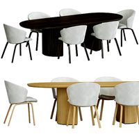 Close B by Arco and Moon dining table