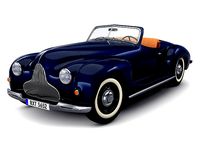 Generic Cabriolet Retro Car M 1