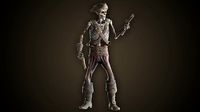 Skeleton Pirate With Pistols
