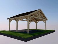 5x6 m 15 degree carport