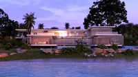 Modern beach house Revit and Vray 3ds max