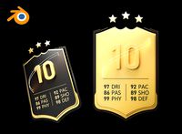 Ultimate SPORT CARD Animated template for BLENDER