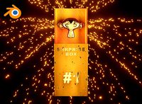 NFT Open box animation Blender template