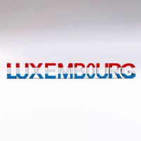 Luxembourg country Name text 3d model