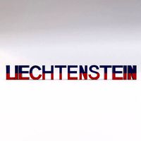 Liechtenstein country name text 3d model