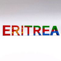 Eritrea country name text 3d model