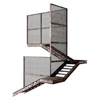 old metal stair