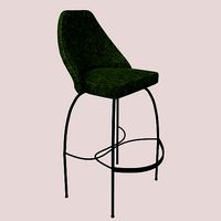 Chair with long legs