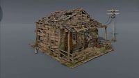 Old demage cabin