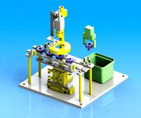 lifting transfer mechanism solidworks2016