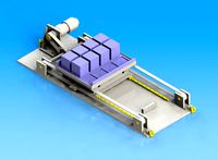 traverse mechanism of heavy workpiece