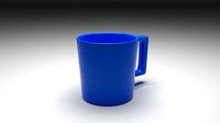 blue mug
