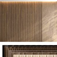 Wood panel set v06