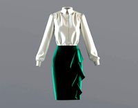 Blouse Skirt Set