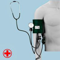 Sphygmomanometer 3D model
