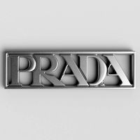 prada cast metal label