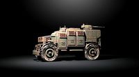 Post Appocalyptic  Sci fi  Fighter Truck