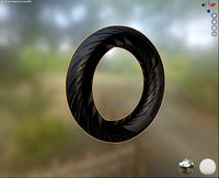 Low Poly Tyre model