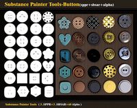 Substance Painter Tools-Button -SBSAR-SPPR-Alpha