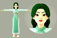 chinese cartoon girl