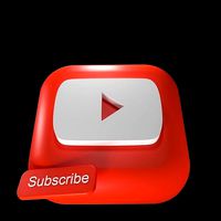 YouTube logo Icon Low-poly 3D model