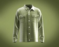 Shacket Green Corduroy