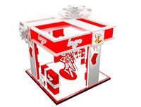 christmas kiosk booth a64