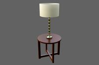 Lampshade and Little Table - Living Room - Abajur