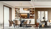 MAX-I-22-06-0101 Contemporary Light luxury apartment