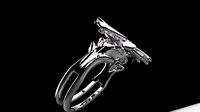 THREE ENGAGEMENT RINGS