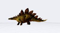 Stegosaurus with animation