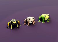 Cartoon Frog 3D Models