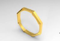 Gucci Link to Love mirrored ring