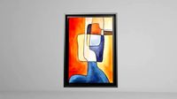 Abstract Art painting on canvas