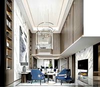 MAX-I-22-06-0082 Contemporary modern villa simple double height