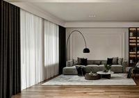 MAX-I-22-06-0087 modern luxury timber living dining