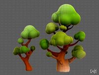 Trees Cartoon V11