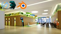 Hospital Lobby - 04 - 3D Model