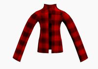 checkered cartoon jacket