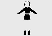 female cartoon outfit