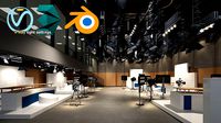 TV Studio - 02 - 3D Model