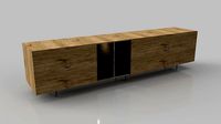 TV Rack Smart TV Flatscreen Wooden Lowboard