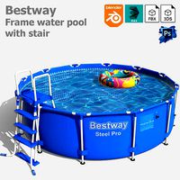 Bestway Frame Water pool with Stair