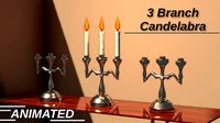 3 Branch Candelabra
