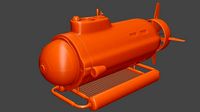 bathyscaphe type submarine