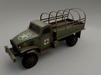 Military Truck - Low Poly
